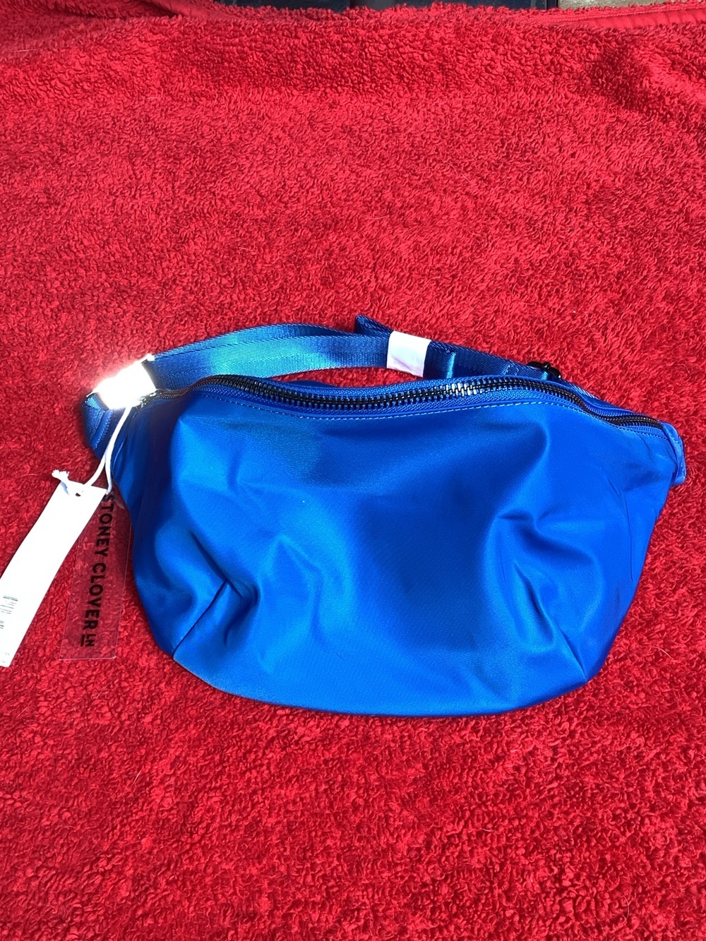 Stoney Clover Lane Electric Blue Crossbody Jumbo Waist Bag